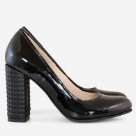 Pantofi Dama Lac Negru Fabiola D12 - Orice Culoare