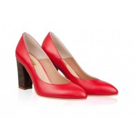 Pantofi Stiletto Toc Gros Rosu N10 - orice culoare