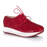 Pantofi Dama Sport Piele Rosu Snake V24 - orice culoare