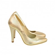 Pantofi Dama Piele Stiletto Auriu D16 - orice culoare