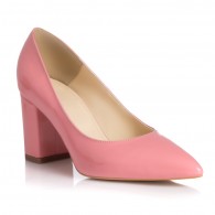 Pantofi Piele Lacuita  Roz Pal L38 - orice culoare