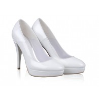 Pantofi mireasa N28 Pure White - orice culoare