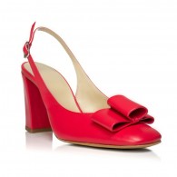 Pantofi Chic Madame decupat Piele Roz- disponibili pe orice culoare
