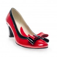 Pantofi dama office Rosu Fundita V19 - orice culoare