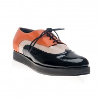 Pantofi piele Oxford Duet Combi V20 - orice culoare