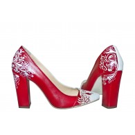 Pantofi Pictati Manual Red Stylish Stiletto - orice culoare