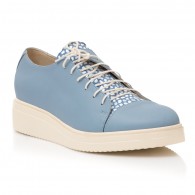 Pantofi Piele Bleu Oxford E1 - orice culoare