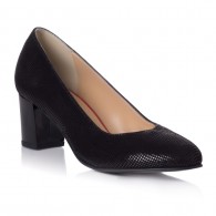 Pantoful Piele Specaial Negru Comod T21 - Orice Culoare