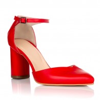 Pantofi Piele Rosu Relax C42- orice culoare