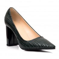 Pantofi Piele Verde Presaj Anne C40 - orice culoare