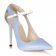 Pantofi Stiletto Piele Bleu S15 - orice culoare