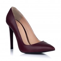 Pantofi Dama Stiletto Piele Bordo S7 - orice culoare