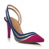 Pantofi Stiletto Piele Ciclam Mary C34 - orice culoare