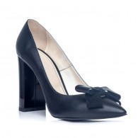 Pantofi Stiletto Toc Gros Negru S1 - orice culoare