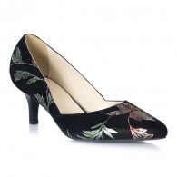 Pantofi Stiletto Toc Mic Floral L32 - orice culoare