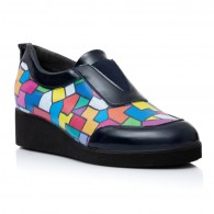 Pantofi Confort Piele Multicolor Maya V28  - orice culoare