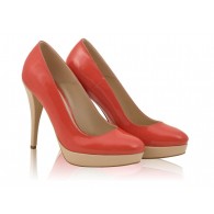 Pantofi dama piele Model N 20   Corai- disponibili pe orice culoare