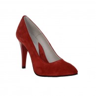 Pantofi Stiletto Rosu piele naturala Casual -orice culoare