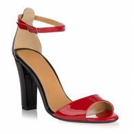 Sandale Piele Lacuia Rosu Elegant L1 - orice culoare