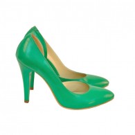 Pantofi Dama Piele Stiletto Verde D14 - orice culoare