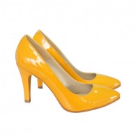 Pantofi Dama Piele Stiletto Galben D16 - orice culoare