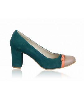 Pantofi dama piele verde P3  - orice culoare