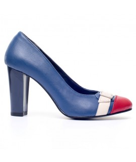 Pantofi Dama Office Mina Albastru V14 - orice  culoare