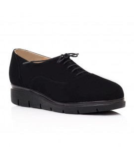 Pantofi piele intoarsa negru Oxford C3 - orice culoare