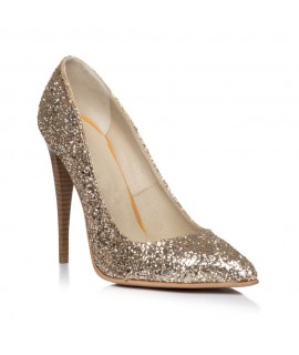 Pantofi Stiletto Glam Auriu  - orice culoare