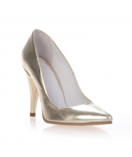 Pantofi Mini Stiletto Auriu  piele - orice culoare