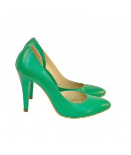 Pantofi Dama Piele Stiletto Verde D14 - orice culoare