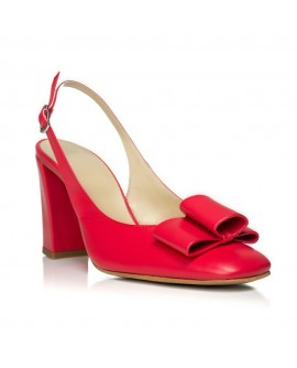 Pantofi Chic Madame decupat Piele Roz- disponibili pe orice culoare