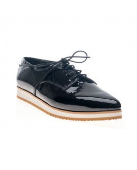 Pantofi piele Oxford Varf ascutit Negru V4 - orice culoare