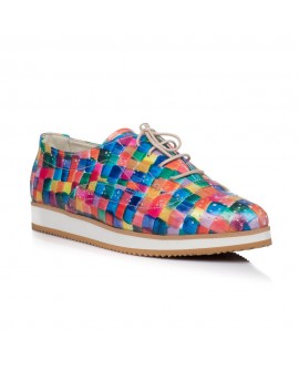 Pantofi piele Oxford Varf ascutit Multicolor V2  - orice culoare