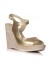 Sandale cu platforma piele auriu Hannah - orice culoare