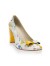 Pantofi dama piele naturala Floral Funda Duo - orice culoare