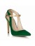 Pantofi Stiletto Piele Verde/Auriu S15 - orice culoare